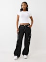RIBBED LOGO BABY TEE