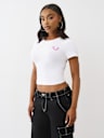 RIBBED LOGO BABY TEE