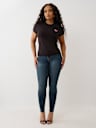 CRYSTAL HORSESHOE WING CREW TEE