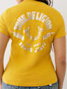 CRYSTAL HORSESHOE WING CREW TEE