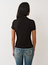 METALLIC LEOPARD GRAPHIC  TEE