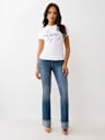 METALLIC LEOPARD GRAPHIC  TEE