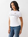 METALLIC LEOPARD GRAPHIC  TEE