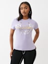 METALLIC LEOPARD GRAPHIC  TEE