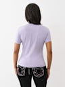 METALLIC LEOPARD GRAPHIC  TEE