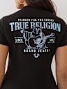 CAMISETA DE CUELLO REDONDO CON REJILLA Y BUDDHA