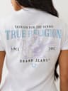 CAMISETA DE CUELLO REDONDO CON REJILLA Y BUDDHA