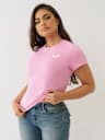 CAMISETA DE CUELLO REDONDO CON REJILLA Y BUDDHA