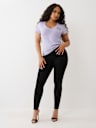 CRYSTAL HORSESHOE V NECK TEE