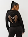 WING VELOUR ZIP HOODIE
