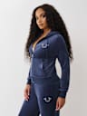 WING VELOUR ZIP HOODIE