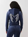 WING VELOUR ZIP HOODIE