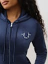 WING VELOUR ZIP HOODIE
