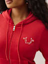 WING VELOUR ZIP HOODIE