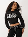 IRIDESCENT CREW NECK PULLOVER