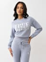 IRIDESCENT CREW NECK PULLOVER