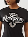 IRIDESCENT LOGO TEE