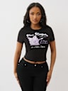 EMBROIDERED BUDDHA PATCH BABY TEE