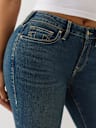 JENNIE STUDDED MID RISE CURVY SKINNY JEAN