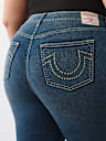 PLUS JENNIE STUDDED MID RISE CURVY SKINNY JEAN