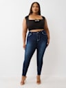 PLUS JENNIE MID RISE CURVY SKINNY JEAN