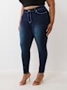 PLUS JENNIE MID RISE CURVY SKINNY JEAN