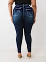 PLUS JENNIE MID RISE CURVY SKINNY JEAN