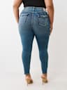 PLUS JENNIE MID RISE FLAP CURVY SKINNY JEAN