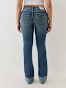 BECCA MID RISE CUFFED BOOTCUT JEAN