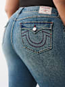 PLUS BECCA MID RISE FLAP BOOTCUT JEAN