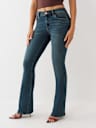 BECCA CRYSTAL FLAP BOOTCUT JEAN