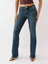 BECCA CRYSTAL FLAP BOOTCUT JEAN