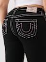 BECCA MID RISE BIG T BOOTCUT JEAN