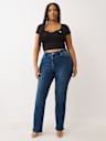 PLUS BILLIE MID RISE STRAIGHT JEAN
