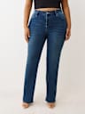PLUS BILLIE MID RISE STRAIGHT JEAN