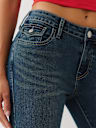 BILLIE MID RISE FLAP STRAIGHT JEAN