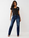 SARAH HIGH RISE STRAIGHT JEAN