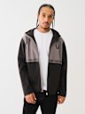 LOGO HOODED WINDBREAKER JACKET