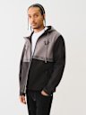 LOGO HOODED WINDBREAKER JACKET