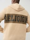 CONTRAST PANEL LOGO HOODIE