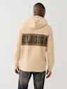 CONTRAST PANEL LOGO HOODIE
