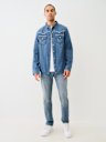WESTERN CHAMBRAY FLATLOCK SHIRT