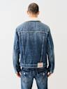  SHERPA COLLAR DENIM TRUCKER JACKET