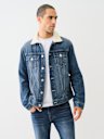  SHERPA COLLAR DENIM TRUCKER JACKET