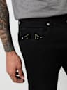 JEANS ENTALLADOS GENO CON COSTURA LUREX