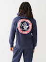 METALLIC CITY BUDDHA ZIP HOODIE