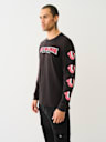 REPEATED HORSESHOE LONG SLEEVE TEE