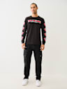 REPEATED HORSESHOE LONG SLEEVE TEE