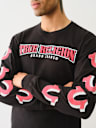 REPEATED HORSESHOE LONG SLEEVE TEE