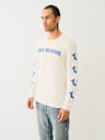 REPEATED HORSESHOE LONG SLEEVE TEE